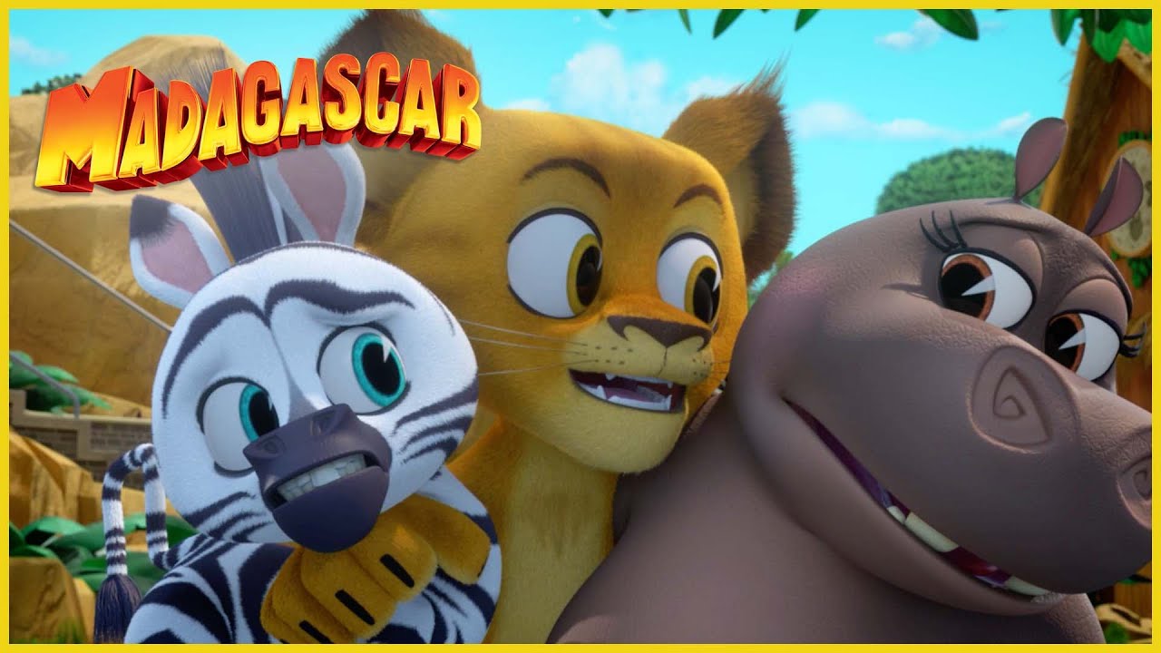 León the ciudad en el zoo | DreamWorks Madagascar en Español Latino ...