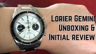 Lorier Gemini Unboxing And Initial Review