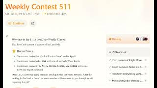 Leetcode Weekly Contest 511 Screencast + Solutions