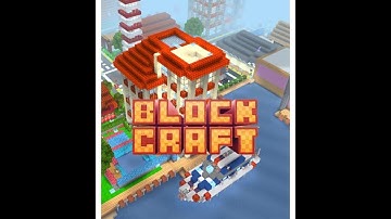 I build a tower + a farm house Block Craft 3D