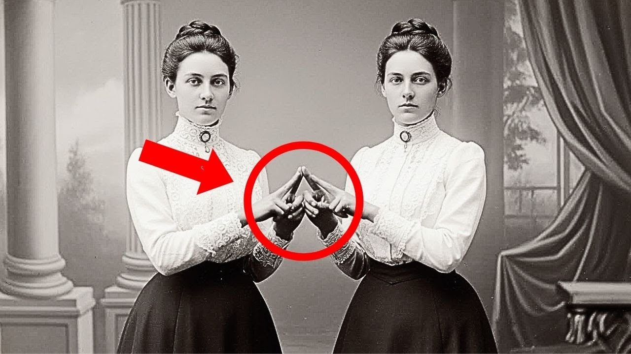 1890 Photo of Two Sisters Restored — Experts Are Shocked by the Strange Gesture Between Their Hands