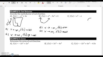 Pre-Calc 2.2 Polynomial Functions
