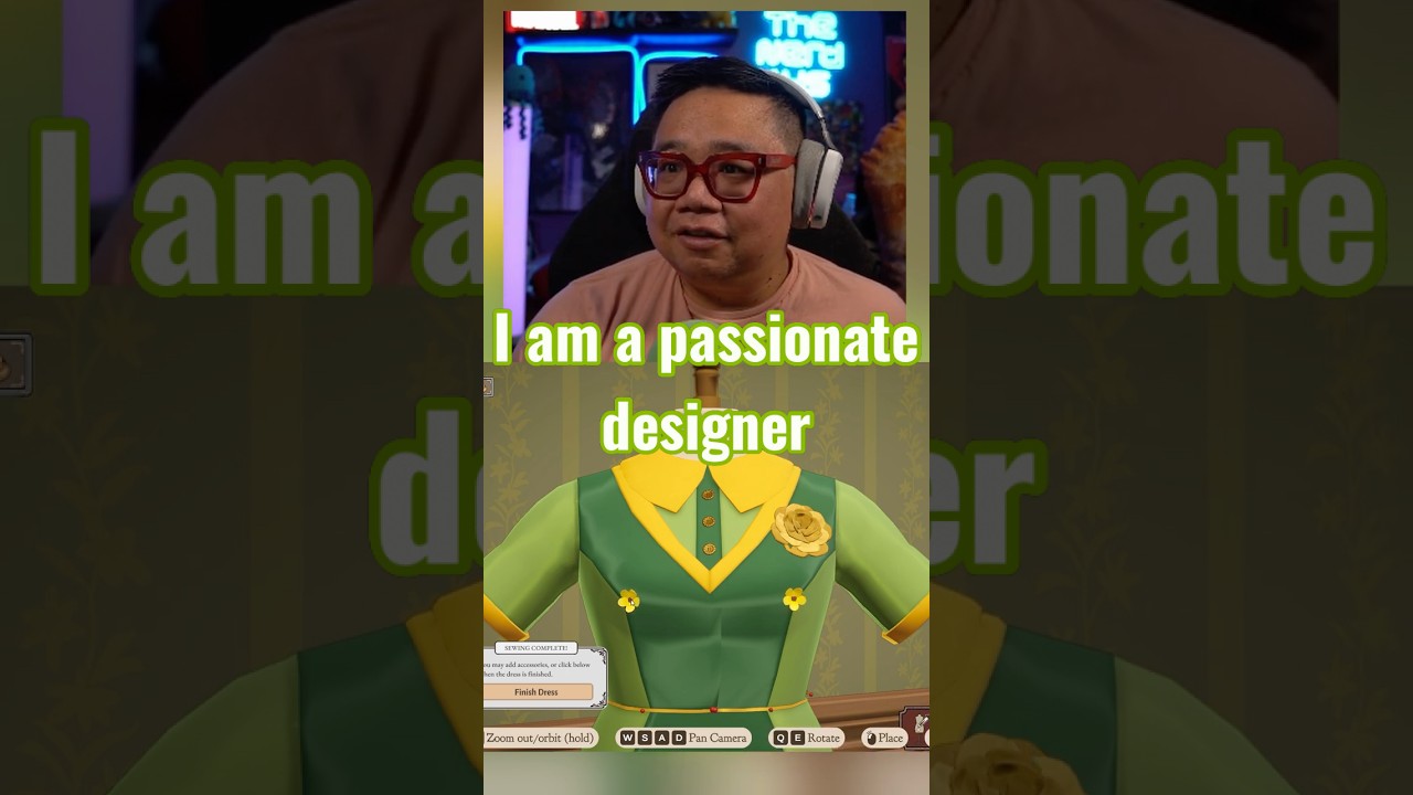 Design is my Passion #dressmaker #gaming