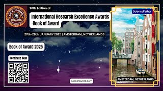20th Edition of International Research Excellence Awards Book of Award | Jan 27 - 28 | Amsterdam.