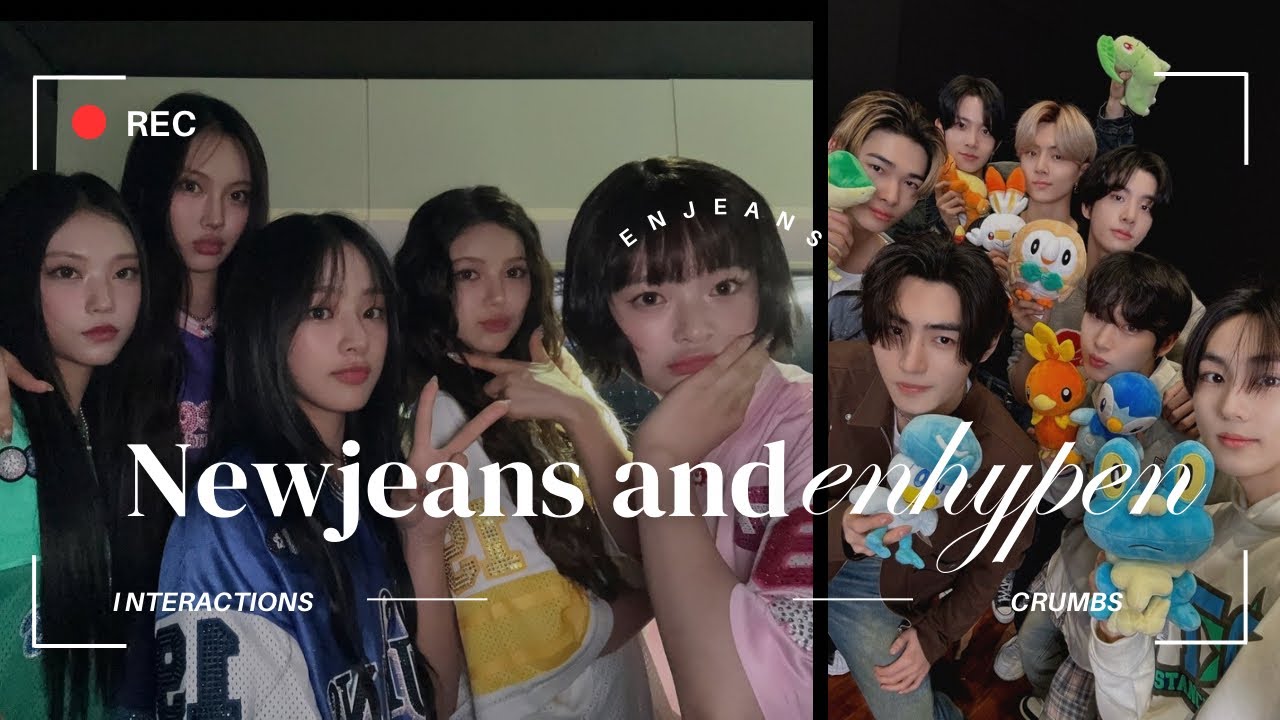 Newjeans and Enhypen interactions | ENJEANS
