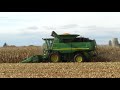 Harvest 2020 | John Deere 9570 Combine Harvesting Corn | Corn Harvest 2020