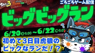 【スプラ3】スプラ初めて3日目虎狼のビックビックラン！…ってなんだ！？【獣Vtuber】