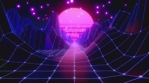 Retro Futuristic Flight Stock Motion Graphics