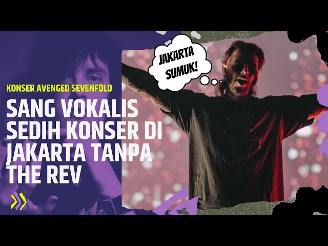 Speech Matt Shadows sedih mengenang The Rev di konser Avenged Sevenfold Jakarta - So Far Away Live class=