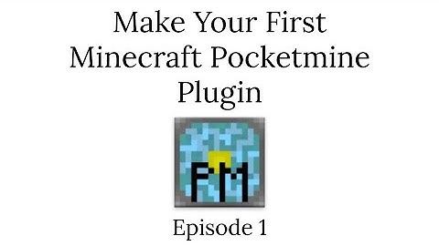 How to Code A Pocketmine Plugin! || Lesson #1