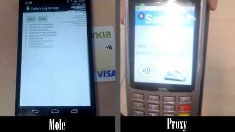 Nfc relay attack with Android device