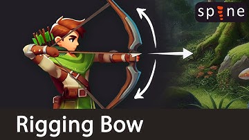 Rigging 2D Bow in Spine for Shooting Animation | Aiming