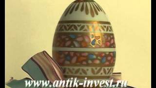 русские фарфоровые императорские пасхальные яйца.avi