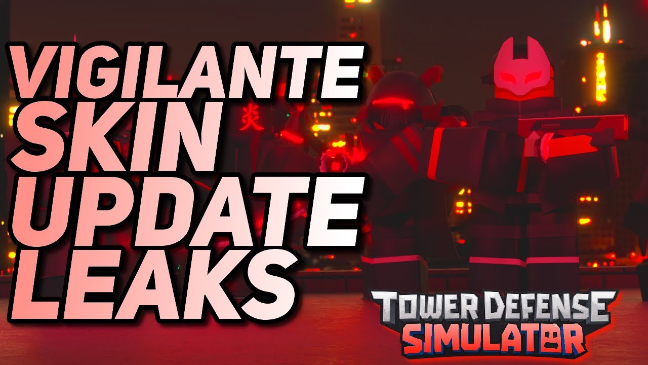 ALL VIGILANTE SKIN SHOWCASE - Tower Defense Simulator 