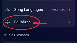 how to on Equaliser in Gaana App  , Gaana App me equalizer Kaise on Karen screenshot 4
