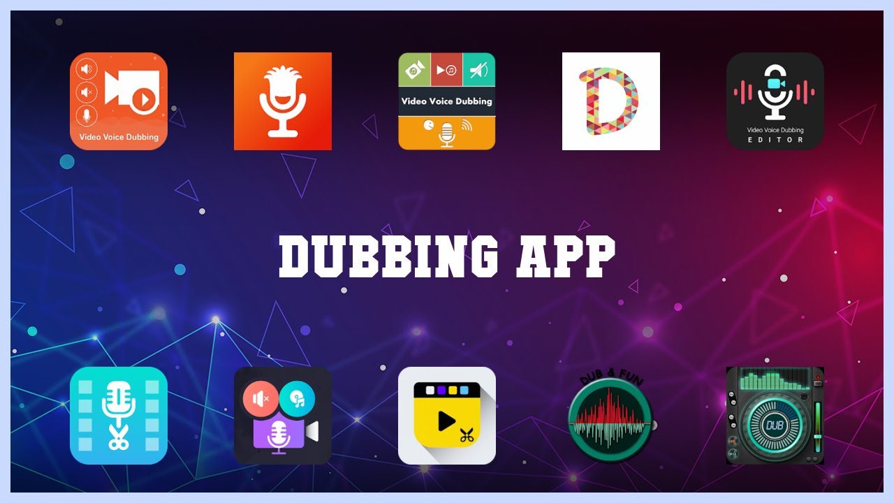 Must have 10 Dubbing App Android Apps YouTube