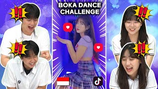 Reaksi Siswa Korea Pertama Lihat Boka Dance Challenge di Indonesia 🔥🔥 | Reaction Tiktok Indonesia