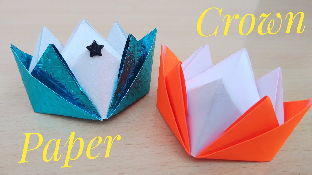 How to make a paper crown - DIY paper crown - craft ideas