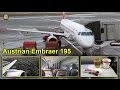 Austrian Embraer 195 BRAND NEW Hamburg to Vienna [AirClips full flight series]