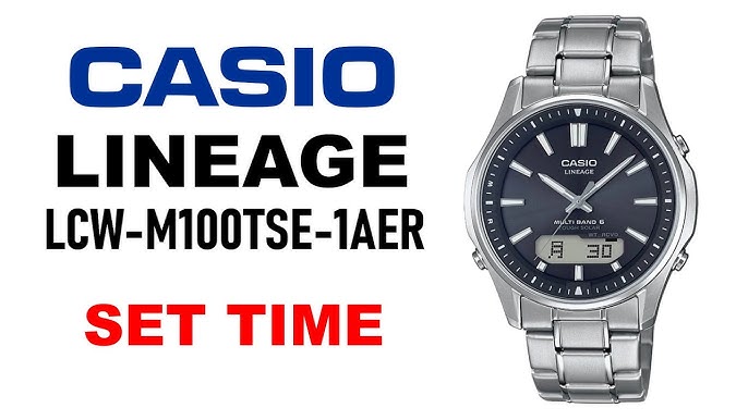 afskaffet enkelt gang Prestige Setting Time Zone on CASIO wave ceptor watch (Module 5161) - YouTube