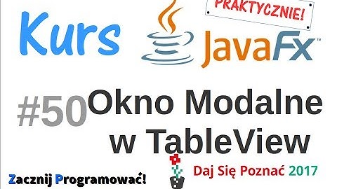 JavaFx kurs od podstaw - praktyczny projekt - edycja książek przez Modal Window - #50