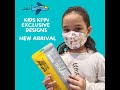 mixshop Children KF94 4 PLY Disposable Mask, Kids KF94, Kids 3D Mask, BFE 99%, SG ready stock.