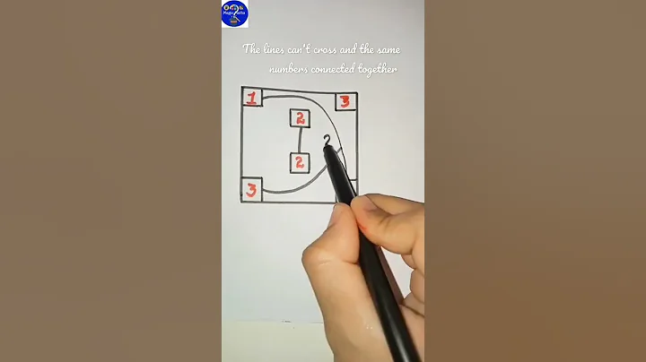 connect lines from 1 to 1, 2 to 2 and 3 to 3 to solve it!#math #tutor #youtube #learning #shorts