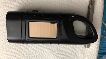 Solar - Handcrank - Rescue Flashlight Teardown