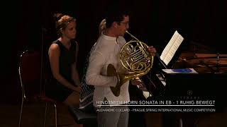 Hindemith Horn Sonata in Eb - 1 Ruhig Bewegt - Alexandre Collard - Prague Spring IMC