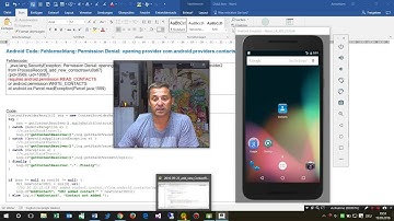 Android Studio #23: Activate Permissions of App on Smartphone Emulator