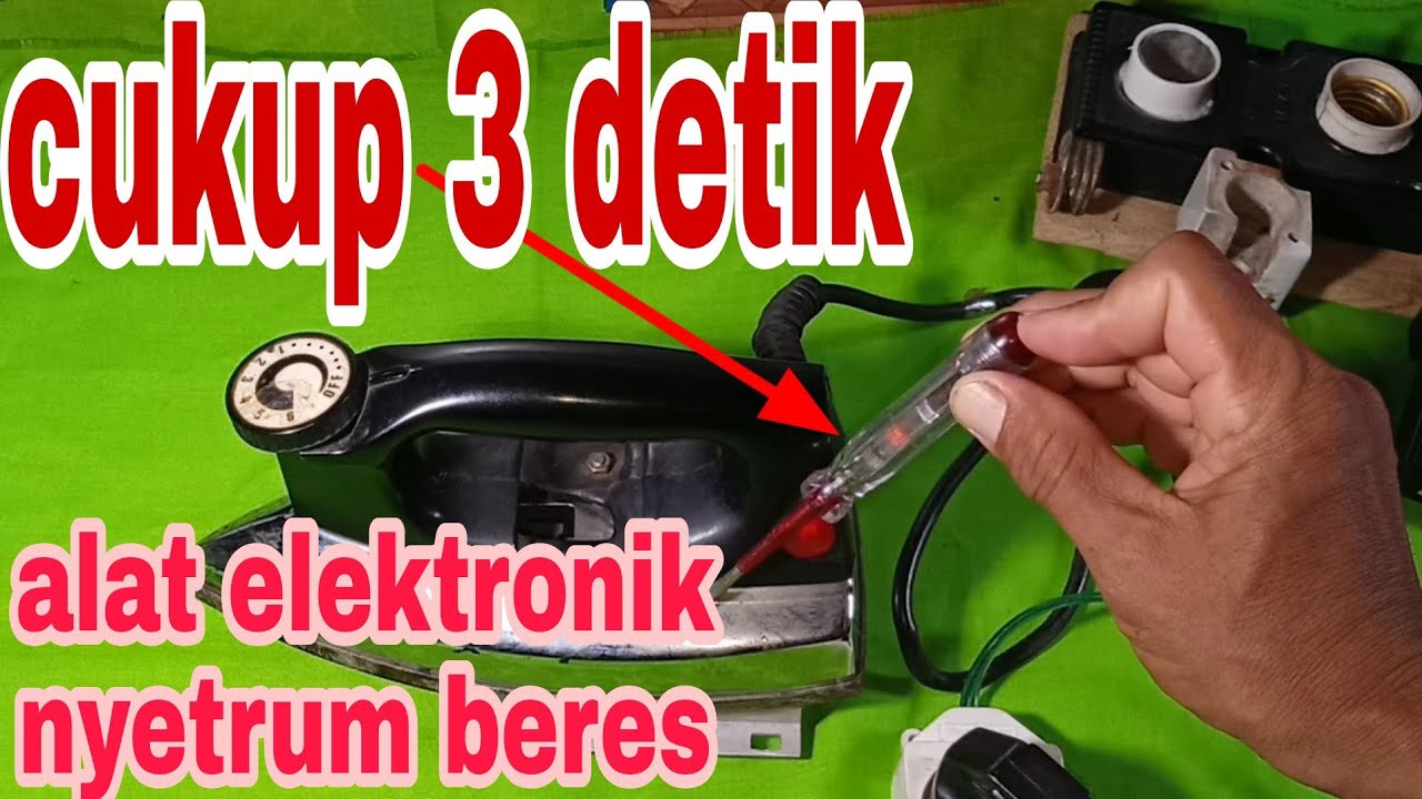 Trik mudah mengatasi alat elektronik nyetrum cukup 3 detik!!! YouTube