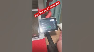 New firmware! #bambua1 #bambuprinter #a1 #3dprinter #3dprint #create #firmware #update #3dprinting