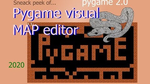 Pygame platform in detail 2: a visual map editor