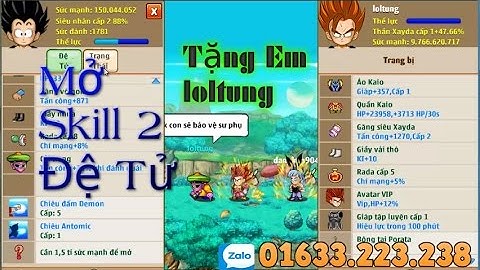 Ngoc Rong Online NLC | Mở Skill 2 Đệ Tử