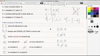 Set notation