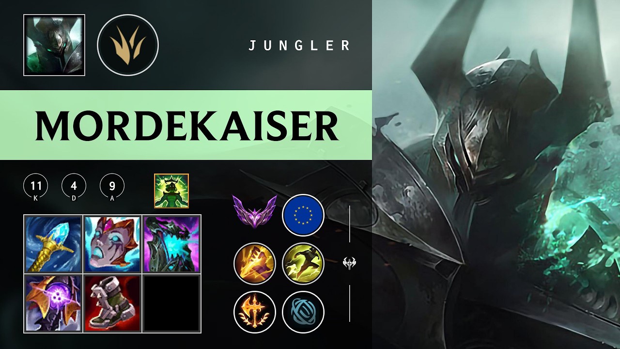 Mordekaiser Jungle vs Qiyana - EUW Master Patch 26.03