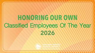 2026 Classified Employees of The Year 1