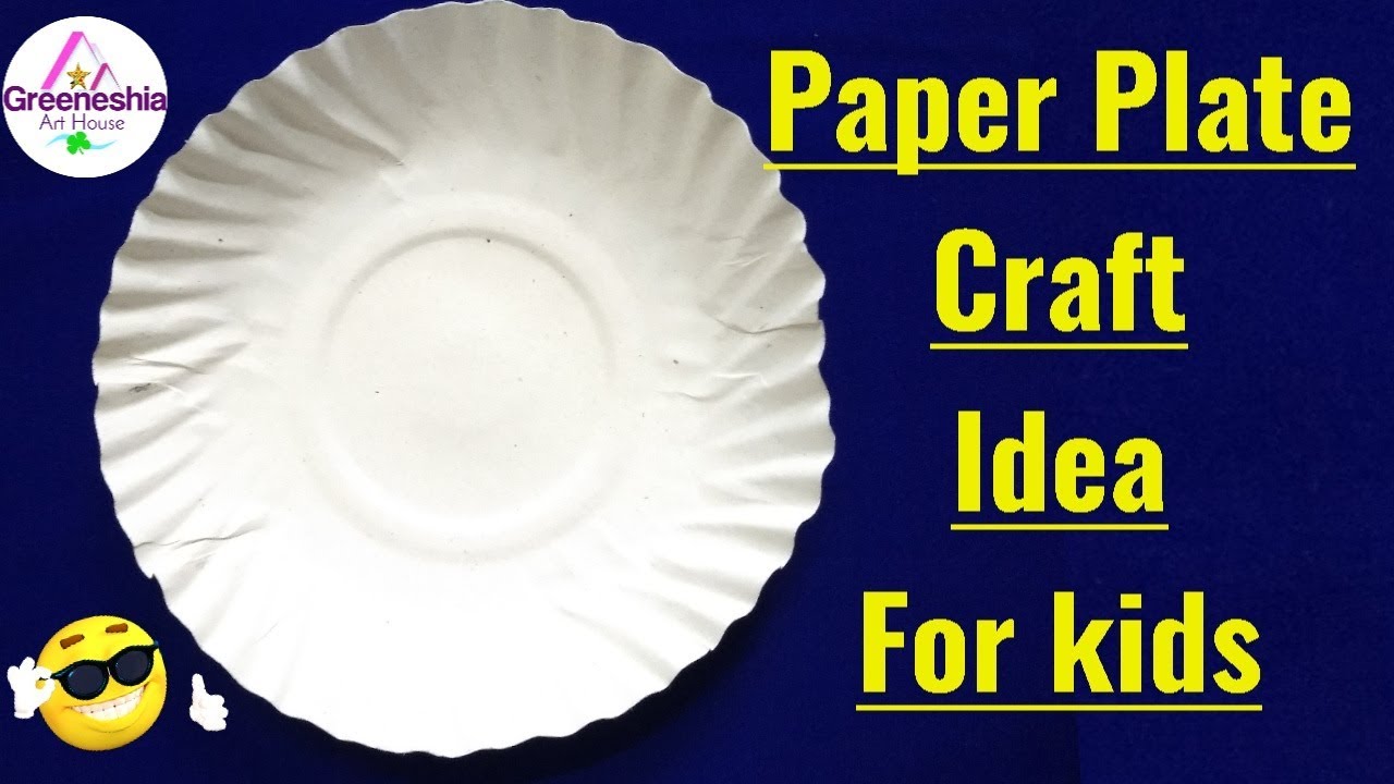 Best out of waste paper plates crafts Easy paper plate crafts for