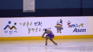 2014 동계체전 피겨 C조 여중부 김산FS