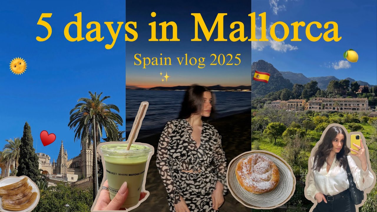 Mallorca vlog 2025 | Things to do in Palma & Sóller | Restaurants & Cafes | Food, boat tour in Spain