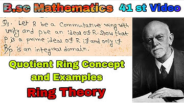 Quotient Ring | Ring Theory #ringtheory #ring #ideal