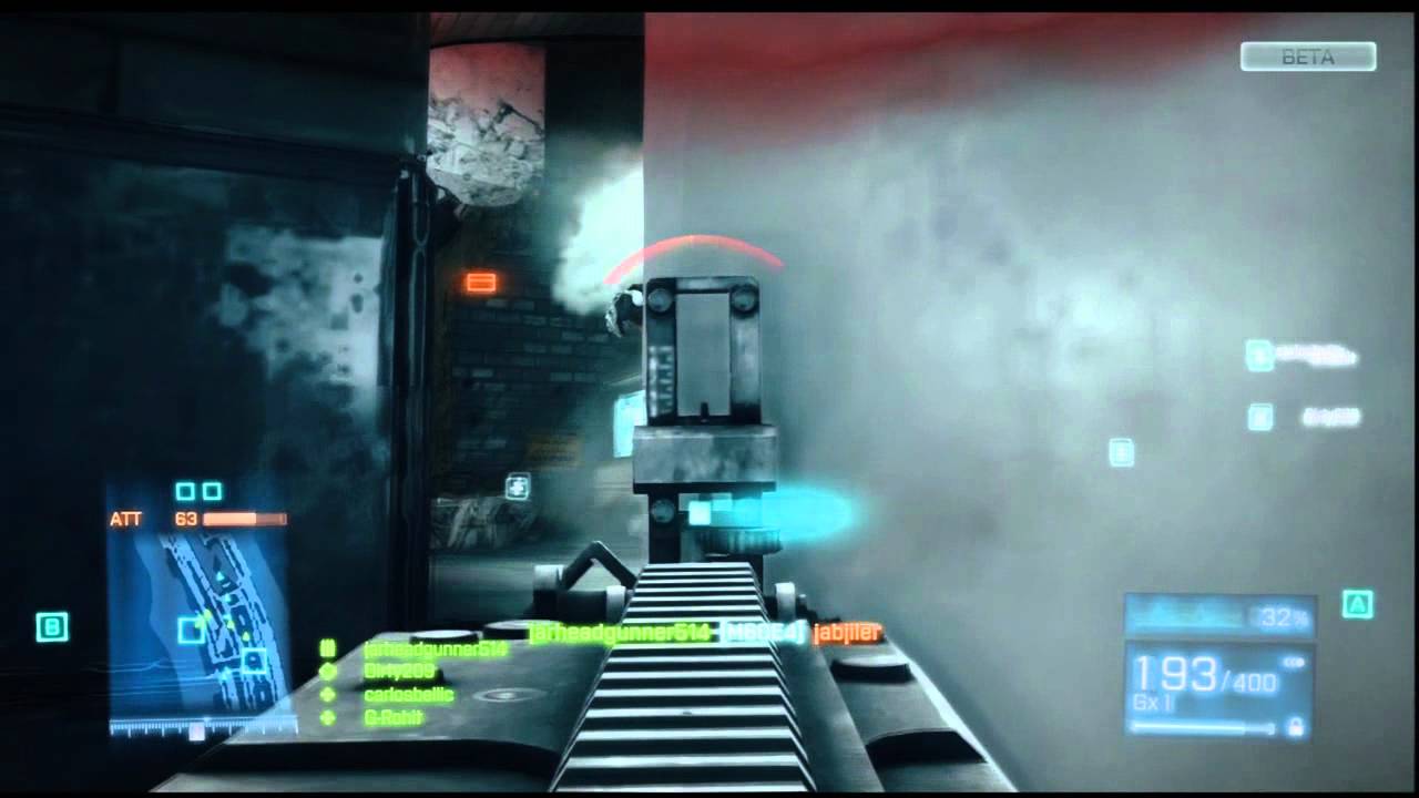 Battlefield 3 - M60 Gameplay