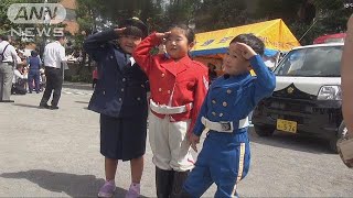 楽しく学ぼう！幼稚園児らに交通安全イベント(18/09/13)