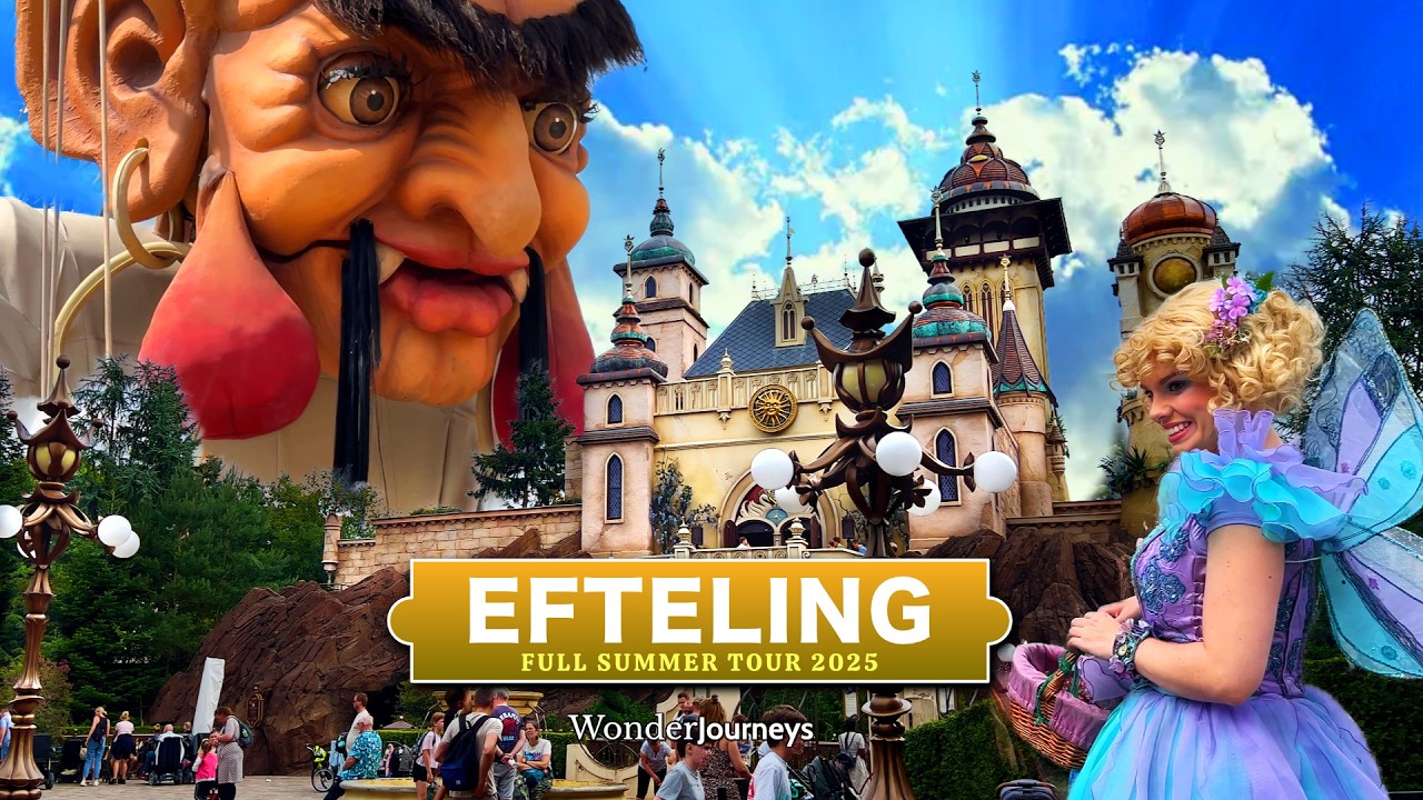 Полный тур Efteling ✨ Лето 2025 🇳🇱 [4K]