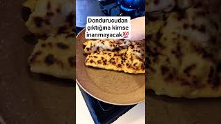 Çörekleri Dondurucudan Çıkardım. Buzunu Kendi Çözmesini Bekledim. Tavada Isıttım