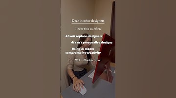 I hear this so often, AI will replace designers #interiordesign #aiinterior #aiinteriordesign #ai