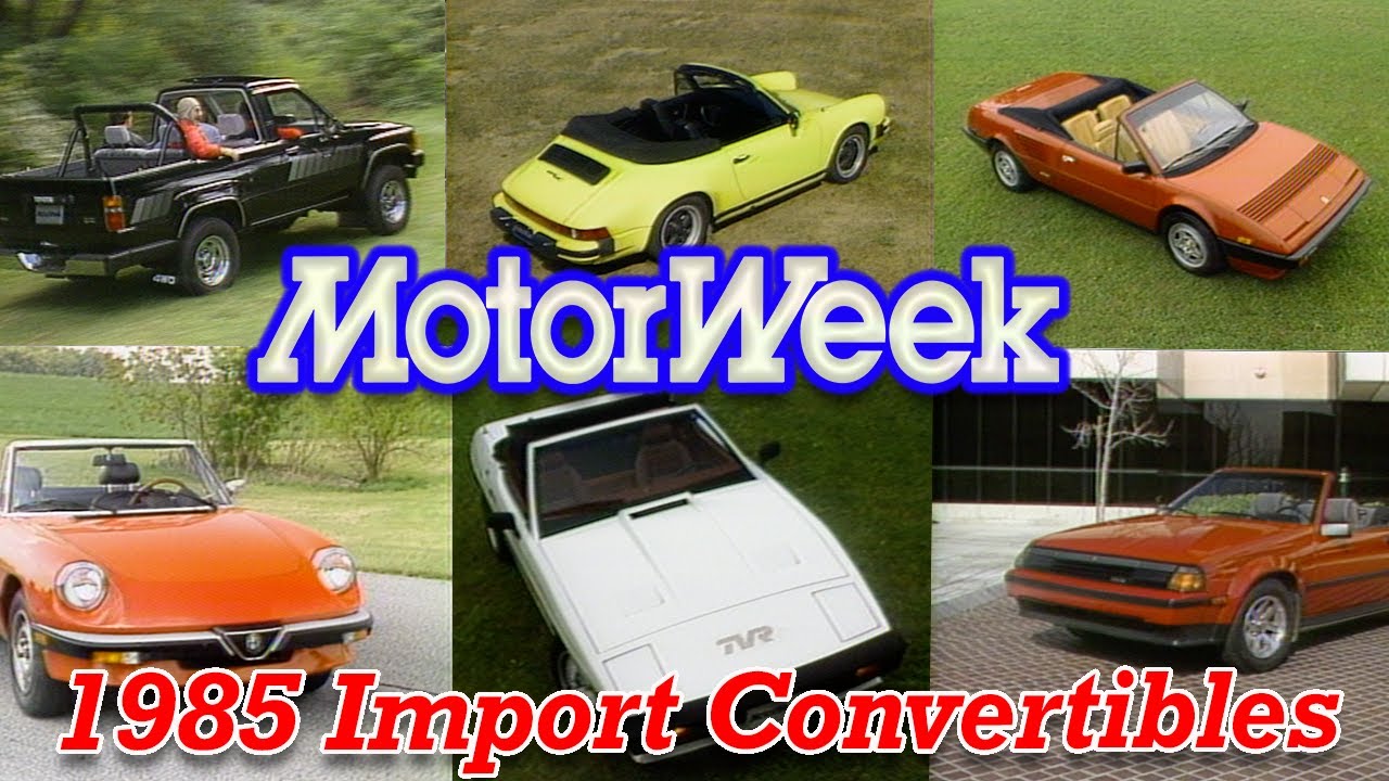 1985 Import Convertibles | Retro Review - YouTube