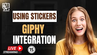 🔥 Live Uploading & Using Stickers + GIPHY Integration! 🎨✨ | Real-Time Tutorial 💬🎬 screenshot 5