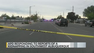 Albuquerque police investigating reports of a kidnapping