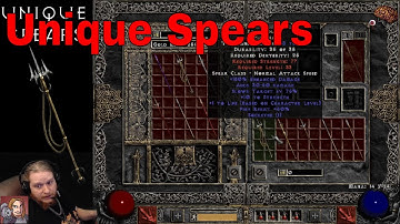 Hyped For D2R - Unique Spears
